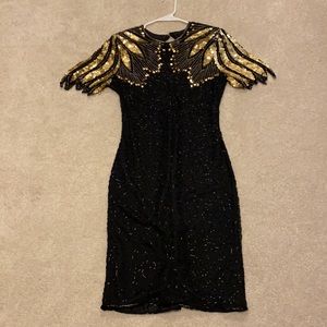 Black glamorous dress